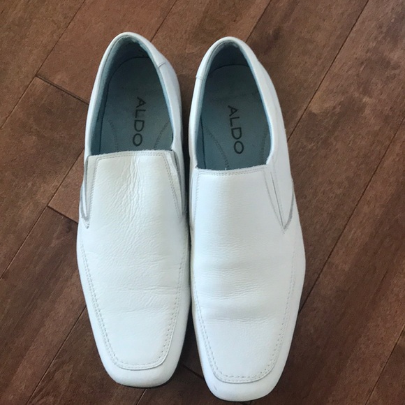 men's aldo white dress shoes
